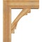 Ekena Millwork Merced Block Rough Sawn Bracket w/ Offset Brace, Western Red Cedar, 8"W x 26"D x 30"H BKT0806X26X30MRC05RWR - alternate 2